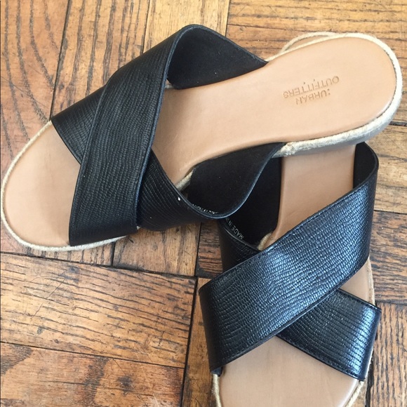 URBAN OUTFITTERS BLK Summer Sandals EUC CHIC GORG - Picture 4 of 6